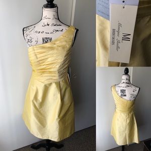 Yellow bridesmaids dress